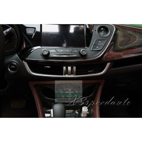 New Arrival Free Shipping 5PCS Center Console Air Conditioning Outlet Air Vent Decoration For Buick ENVISION 2015