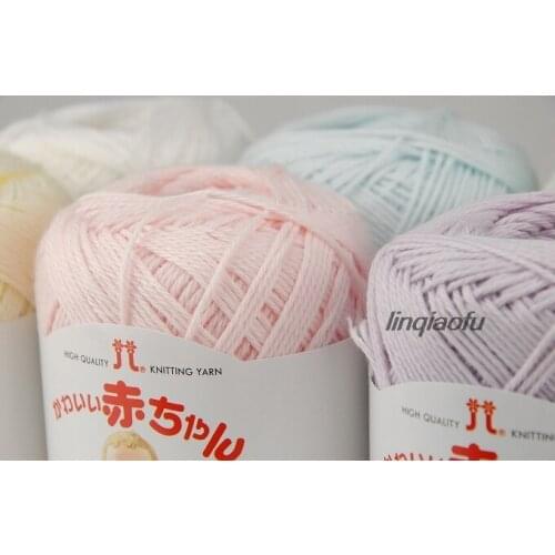 Organic cotton yarn imported from Japan