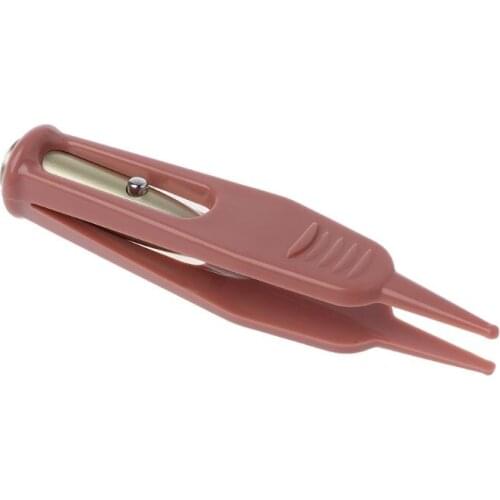 Baby Flashlight Dig Booger Clip Infants Clean Ear Nose Navel Visible Safety Tweezers Safe Forceps Cleaning Supplies Health