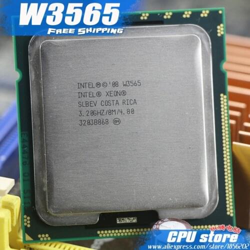Intel Xeon W3565 CPU processor /3.2GHz /LGA1366/8MB L3 Cache/Quad-Core/ server CPU Free Shipping,there are, sell W3570 CPU