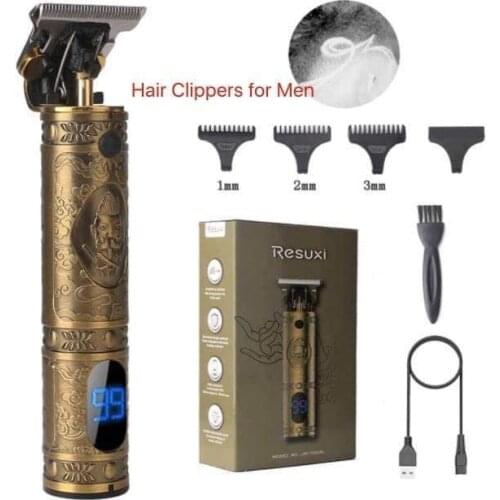 RESUXI A-700AL Electric Hair Trimmer Professional Lcd Display All Metal Engraving Body Strong Sharp Teeth Hair Trimmer