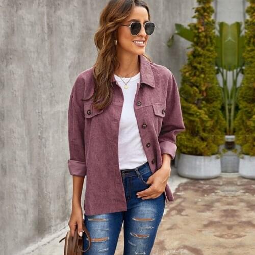 San.ladies Women's Corduroy Shirts