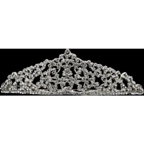 Bridal Hair Jewelry Accessories Rhinestone Wedding Crowns Austrian Crystals Vintage Tiaras for Women Birthday Crown CR15008