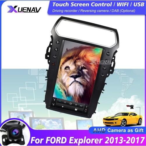 Tesla Style for FORD Explorer 2013 2014 2015 2016 2017 autoradio car GPS player for ford explorer auto radio car player