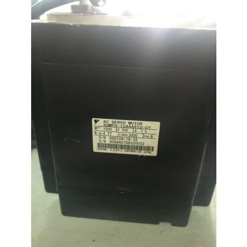Servo motor SGMPH-15AAA61D-OY , Used one , 90% appearance new , 3 months warranty , fastly shipping