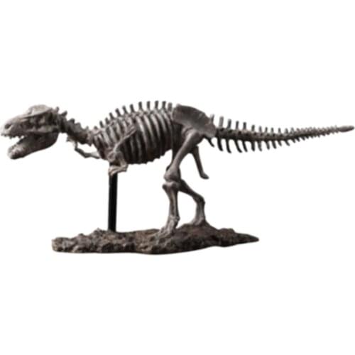 Creative Dinosaur Fossil Statue Decor Art Crafts Figurine Abstract Sculpture Home Office Desktop Decoration Ornament Gift