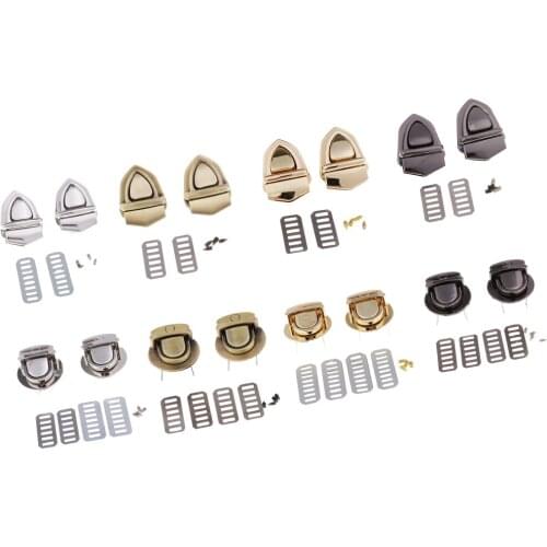 2 Pieces/set Metal Closure Catch Tuck Lock For Leather Bag Case Clasp Hangbag Purse etc
