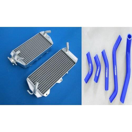 ALUMINUM RADIATOR and hose for Kawasaki KLX450R KLX450 2008 2009 KLX 450 R 08-09