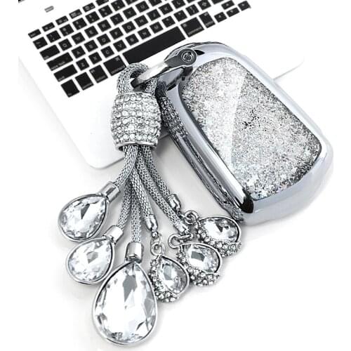 2020 Funny Quicksand Soft TPU Car Key Cover Case For Cadillac ATS-L XTS XT5 CTS CT6 ATS 28T SRX Escalade 2017 2018 2019 Keychain