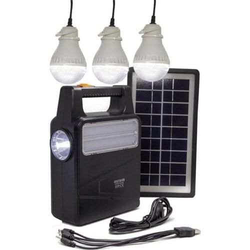Gold silver GS-4000 solar lighting system, solar powered Net light quality material, long-distance hunting, camping,home, school