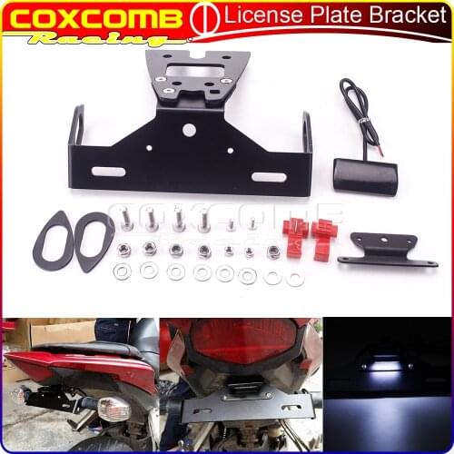 For Honda CB1000R CBR 1000 R 2010-2016 Tail Tidy Fender Eliminator Bracket Kits Motorcycle CNC Black License Plate Holder
