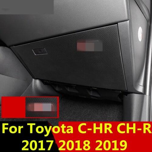 For Toyota C-HR CH-R 2017 2018 2019 Car-styling Stickers Car Co-pilot Storage Box Anti-kick Protection Pad Mat Auto Accessories