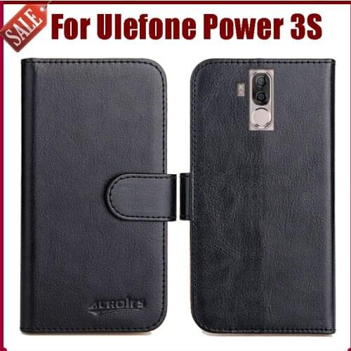 Hot Sale! Ulefone Power 3S Case New Arrival 6 Colors High Quality Flip Leather Protective Cover For Ulefone Power 3S Case