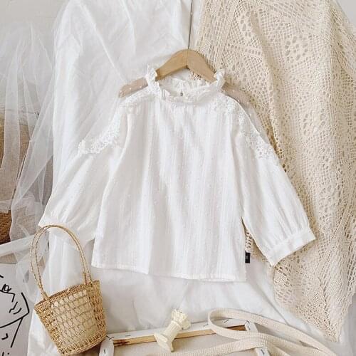 Holymini White Blouses For Girls