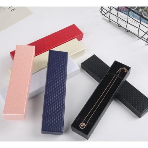 Square Jewelry Organizer Box for Long Necklace Bracelet Packaging Gift Boxes for Jewellrty Display Holder Boxes Wholesale