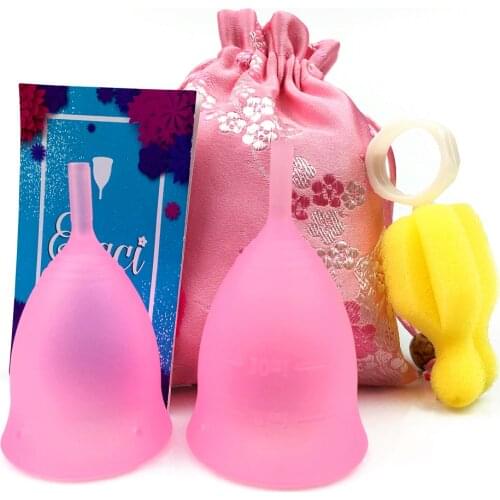 Medical Grade Silicone Menstrual Cup women menstrual period cup Coppetta Mestruale Coupe feminine hygiene pad Tampon Alternativ