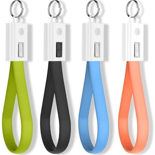 Micro USB/Type-C Multi-Function Cable For Iphone Android Lighting Charger Cable KeyChain Accessory Charging Sync Data Cord