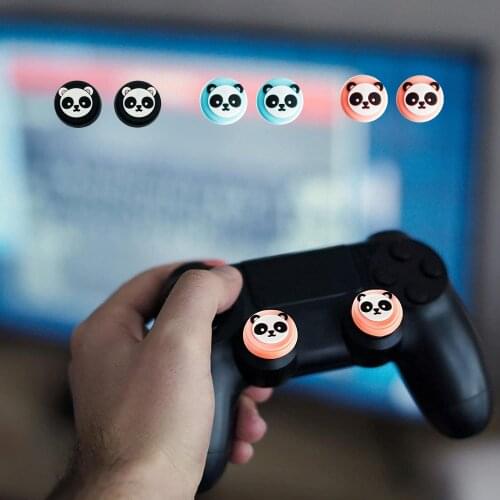 Panda Thumbsticks Cover Set Grip Cap Joystick Cover Case For Sony PS5 PS4 PS3 Slim Xbox 360/One Series X Switch Pro Thumbstick