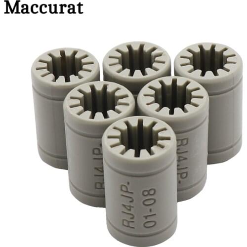 2pcs LM8UU Bearings 8mm Bushing 3D Printers Parts Rail Linear Long Rod Shaft Part 8mm*15mm*24mm Igus plastic bearing RJ4JP-01-08