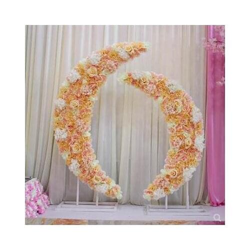 Wedding props new wrought iron arch door moon door setting piece catwalk stage decoration scene layout