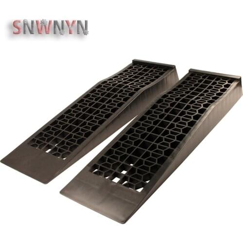 2pcs/Pair 1500KG Heavy Duty Car Ramps 70cm Long Antiskid Working Ramp Car Repair Maintenance Jack Lift Tool