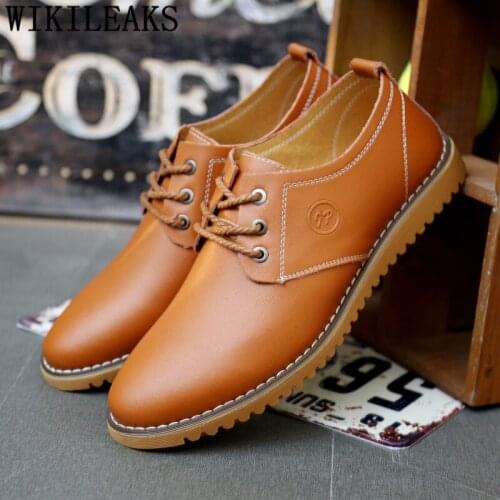 Genuine Leather Shoes Men Formal Oxford Shoes For Men Casual Elegant Shoes Men Classic Payty Sapatos Para Hombre Mannen Schoenen