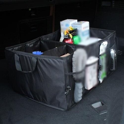 Big Capacity Car Trunk Organizer Case Auto SUV Traveling Cargo Multipurpose Collapsible Foldable Nylon Storage Container Box
