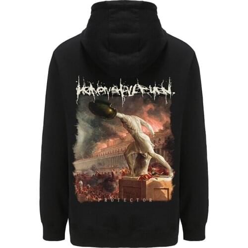 15 designs Harajuku religion oil painting Sweatshirt Heaven shall burn Cotton Rock Hoodies jacket Skull death Devil demon