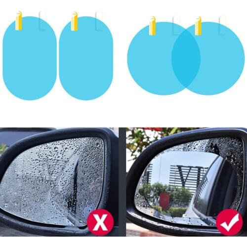 1 Pair Car Rainproof Rearview Mirror Protective Film for Hyundai IX35 IX45 Sonata Verna Solaris Elantra Tucson Mistra IX25 I30