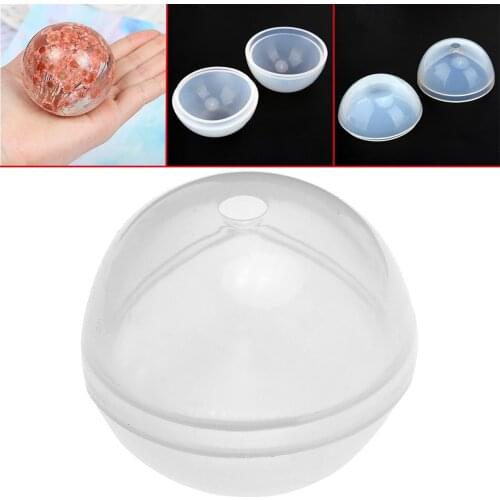 1pcS New Ball Shape Silicone Mold Resin Necklace Pendant Jewelry Making DIY Craft