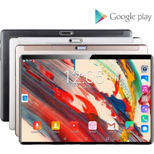 Super Fast 10 Inch Tablet Octa Core 4GB RAM 64GB ROM 1280x800 HD Screen Dual 2.5D Glass 4G FDD LTE Android 9.0 WiFi Bluetooth