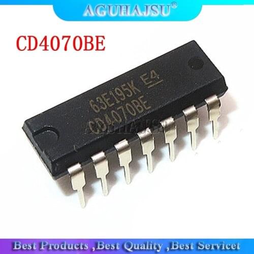 10PCS CD4070BE CD4070 DIP14 DIP new original