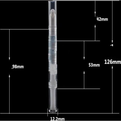 100pcs/lot 3ML Empty Twist Pen Travel Portable Eyeliner lip Tube Eye Cream bottle Lip Gloss tube F420