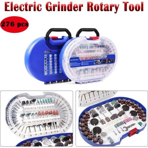 276 Pcs Electric Grinder Rotary Tool For Bit Set Engraver Grinding Accessories