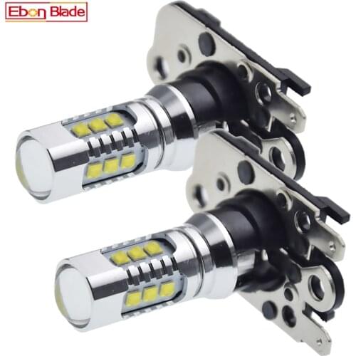 2X Super Bright LED PH16W PW16W Canbus ERROR Free White 16SMD XBD 80W Auto Car Backup Reverse DRL Light Bulb Fog Lamp 12V DC