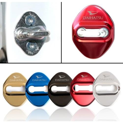 4PCS car Auto Door Lock Decoration Cover Case For Daihatsu D-Base D-R Pico Copen Sirion Mira Materia car Accessories