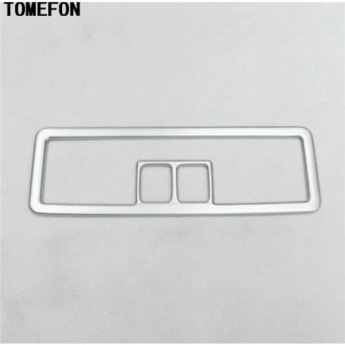 Auto Interior Styling For Volkswagen VW Atlas Teramont 2017 2018 ABS Car Middle Reading Read Lamp Cover Roof Light Sequins Trim