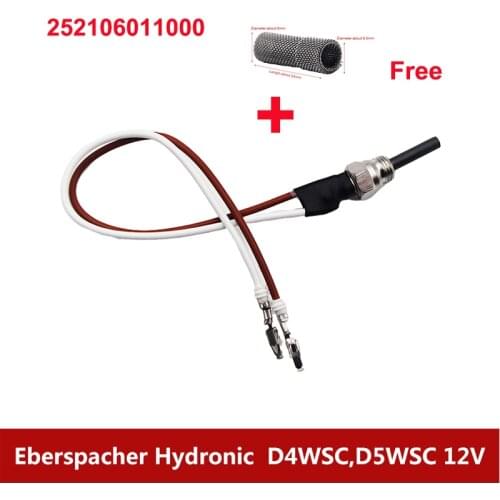 For Eberspacher Hydronic D4WSC D5WSC 12V Car Diesel Heater Glow Plug + Strainer Heater Kits Glow Pin 252106011000