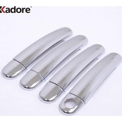For Jetta 2011 2012 ABS Chrome Side Door Handle Cover Trim Decoration Frame Car Styling Exterior Accessories