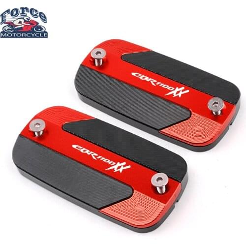 For Honda CBR1100XX Blackbird 1997-2001 Motorcycle High-Quality CNC Aluminum Front Brake Fluid Reservoir Cover Tank Caps