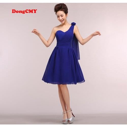 Женские вечерние платья на одно плечо DongCMY China At AliExpress