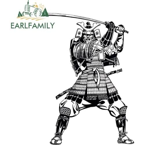 EARLFAMILY 13cm x 9.1cm for Samurai Motorcycle Car Stickers Funny Decal Camper Waterproof Sunscreen Car Assessoires Decals