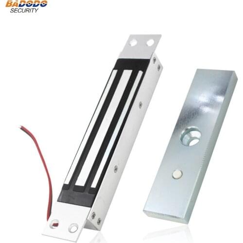 DC12V Single door electromagnetic lock magnetic lock 180Kg 350Lbs concealed installation for access control home security