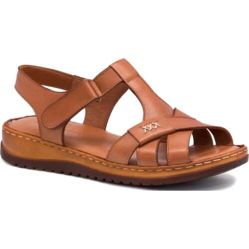 Gedikpaşalı ASY 20Y 223 TAN Women Shoes Slippers-Sandals