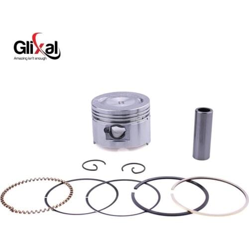 Glixal GY6 Moped 72cc 80cc 139QMB 139QMA 47mm Piston Kit Ring for TANK ROKETA JALON STRADA TaoTao Peace Scooter