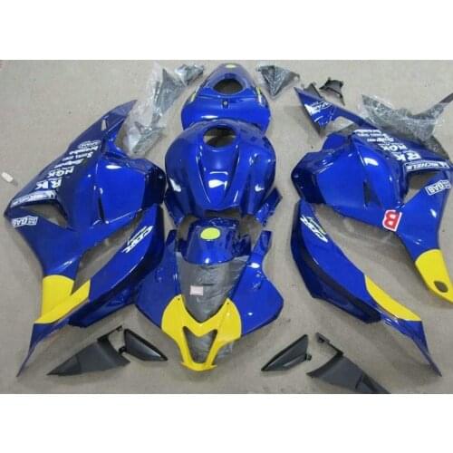 Blue yellow Molded Fairing kit Bodywork for CBR600RR 2009 2010 2011 2012 09 10 11 12 od5