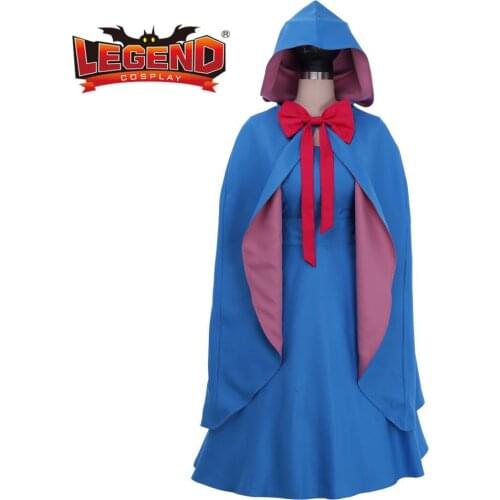 Fairy Godmother cosplay costume apron dress with cape custom made