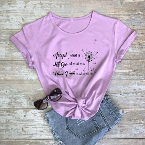 Christian Have Faith in what will be T-Shirt 100% Cotton funny grunge tumblr unisex women graphic quote Fashion tshirt top tee