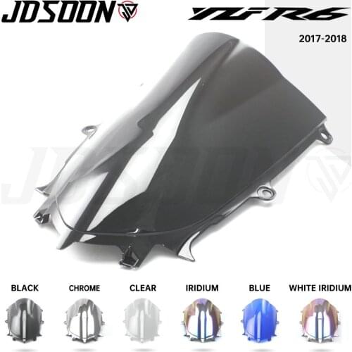 Motorcycle For YZF 600 R6 2017 2018 Windshield YZF600 r6 17 18 YZFR6 WindScreen