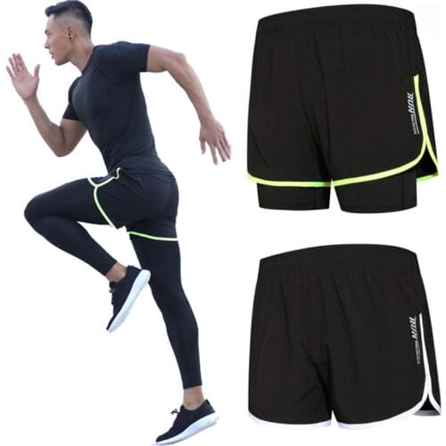 Men Sports Shorts Black Quick Dry Running Shorts Breathable Sport Training Sweatpants Jogger Fitness Plus Size Fitness Gym Trunk